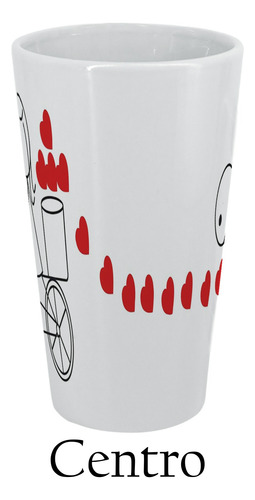 Taza Cónica 17oz Atrapando Corazones