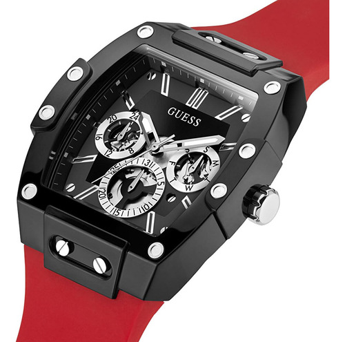 Relógio Multifuncional Guess Casual Para Homens, Estojo De 4