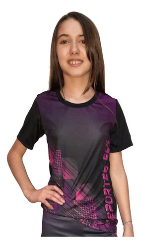 Imagen 1 de 2 de Remera Nena Niña Nenas Padel Tenis Deportiva Musculosa Df