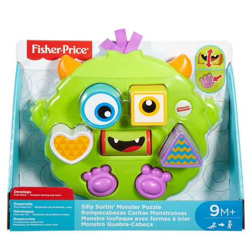 Juguete de rompecabezas Fisher Price Dym90 Monster