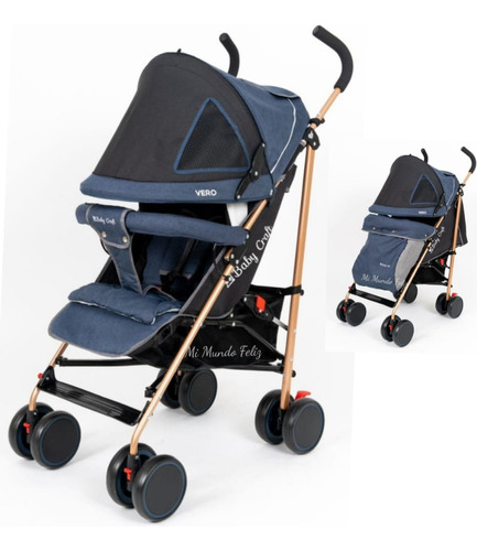 Coche Plegable Baston Para Bebe Babycraft Manijas Altas