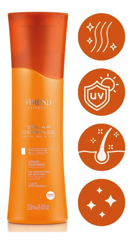 Shampoo + Condicionador Antidanos Nutrição Solar Amend 250ml