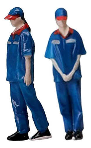 2x Pintado À Mão 1/64 Pequeno Posto De Gasolina