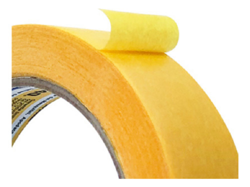 Cinta Masking Superficies Delicadas D 24 Mm X 50m Amarillo