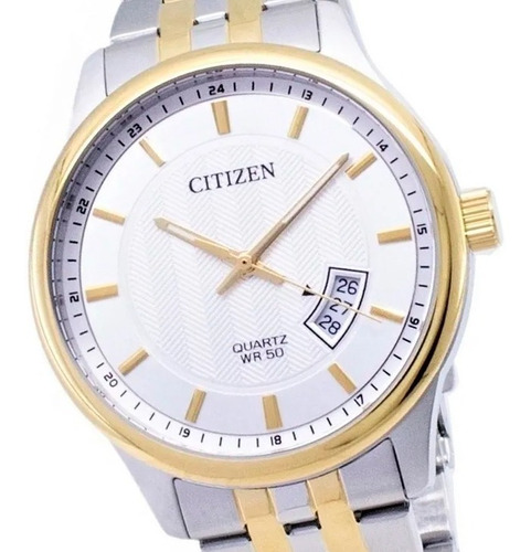 Reloj Citizen Bi1054-80a Japones 100% Acero Wr Cristal Duro