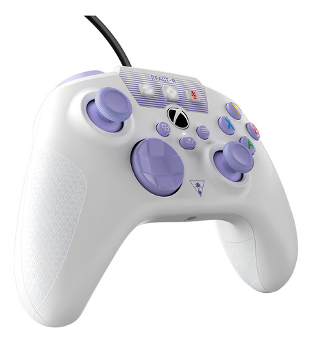 Control Alambrico Turtle Beach React-r ::.. Blanco Xbox Color Blanco/purpura