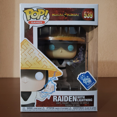 Funko Pop! Games Mortal Kombat Raiden With Lighting #539 (Usado)