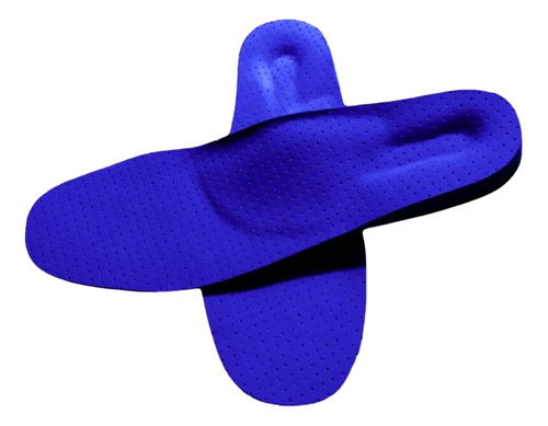 Plantilla Para Espolon / Fascitis / Dolor En Talón 38 / 25 Cm Azul