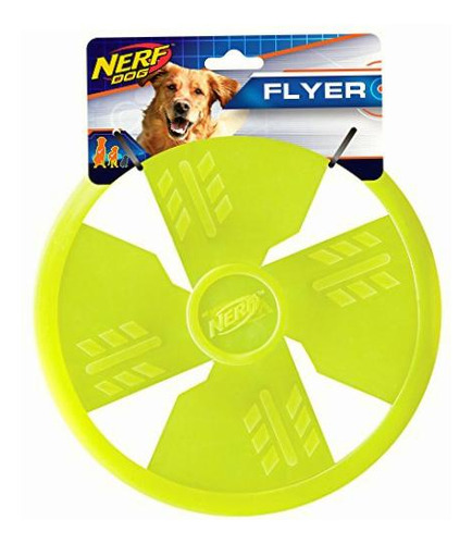 Nerf Dog Tpr Flyer Color Verde Lima