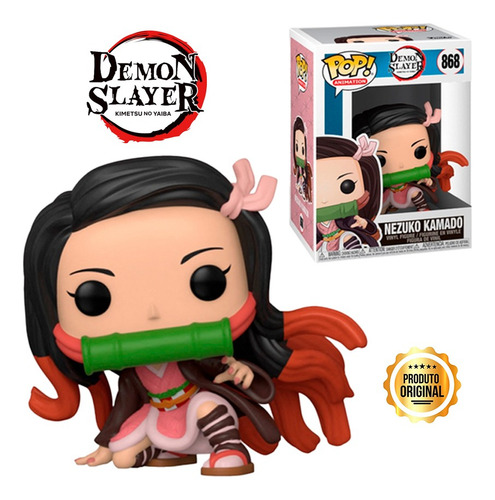 Figura de acción Nezuko Kamado Nezuko Boxlunch 49013 de Funko Pop! Animation