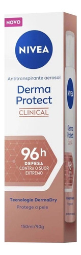 Desodorante Aero Nivea 150ml Fem Clinical Derma Prote-kit4un