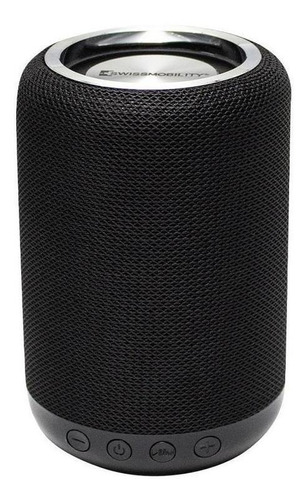 Bocina Swissmobility Inalámbrica Bluetooth Negro Sw-34bk Color Negro