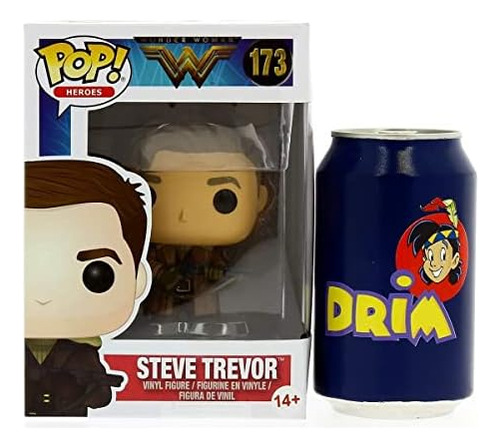 Funko Pop Filmes Dc Mulher Maravilha Filme Steve Trevor Ação
