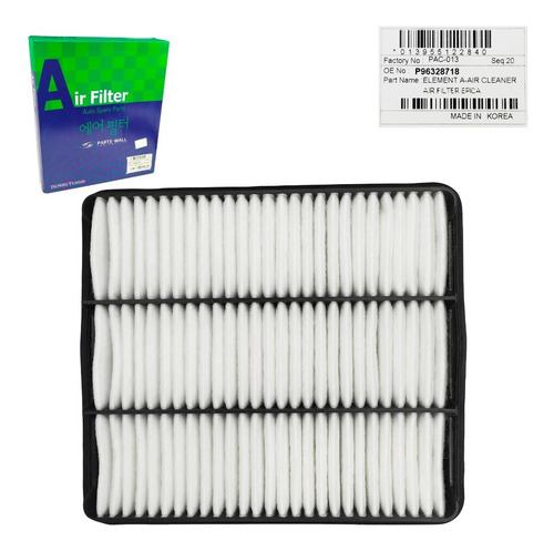Imagen 2 de 5 de Filtro Aire Motor Chevrolet Epica 2006 Al 2011 Original
