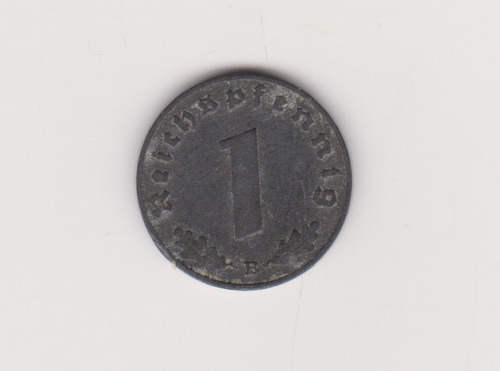 Moneda Alemania Año 1943 B 1 Reichspfenig Excelente (Usado)