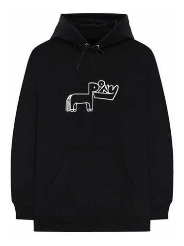 Poleron Rex Orange County Pony Negro Merch Oficial Original