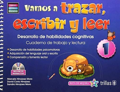 Vamos A Trazar Escribir Y Leer 1. Preescolar (incluye Cd) / 2 Ed., De Hinojosa Mora, Marcela E.. Editorial Trillas Infantil, Tapa Blanda En Español, 0