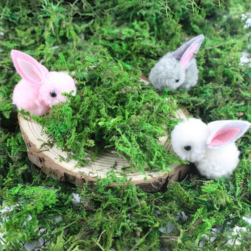 30 Pcs Mini Peluche Animales Conejo De Pascua,conejo De