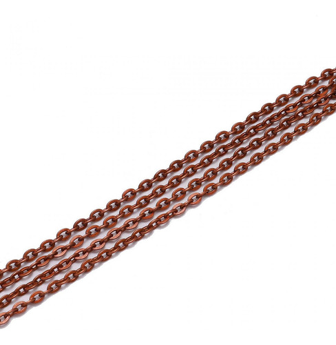 Cadenas Para Collares, Manualidades Diy, Cadena Color Bronce