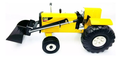 Tractor Cat Pala Metalico Enorme Con Movimiento 33cm Chapa