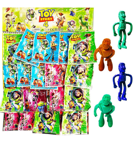 10 Sobres De Toy Story Con Muñeco Souvenir Piñata