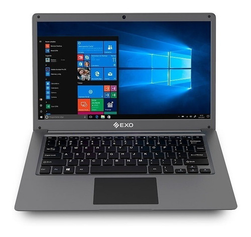 Imagen 1 de 6 de Notebook EXO Smart L33E gris 14", Intel Celeron N4020  4GB de RAM 64GB SSD, Intel UHD Graphics 600 1366x768px Windows 10 Home