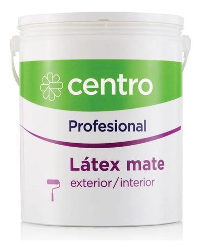 Pintura Latex Mate Centro Interior Exterior Profesional X10l