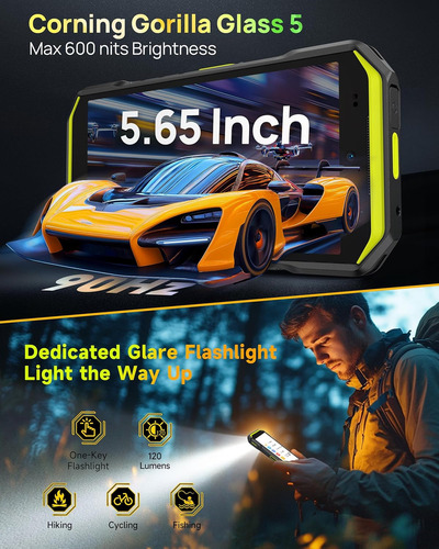 Celular Ulefone Armor X32 Teléfono Robusto Dual Sim 128 GB ROM 12 Gb Ram 5500 mAh Battery 20mp Cámara De Visión Nocturna NFC Android 14