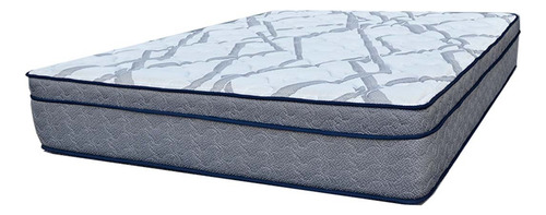 Colchón Imperial Super King Resortes - Noe Color Azul