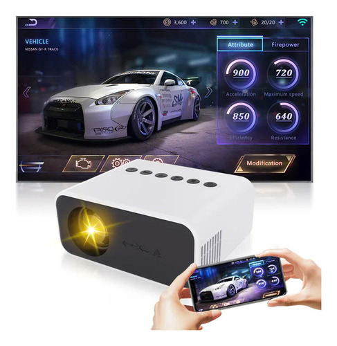 Mini Proyector Portátil Full Hd Smart Android 4k Tv Portátil