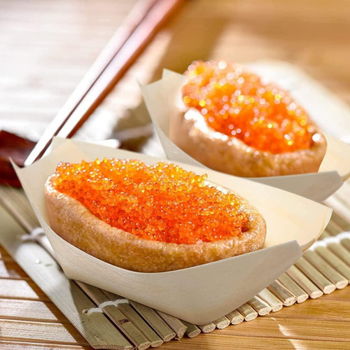 Barco De Sushi De Madera 150 Piezas Bandeja De Sushi Barco 3
