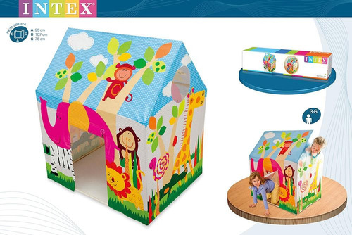 Barraca Infantil Toca Casinha Divertida Intex P/ 2 Crianças!