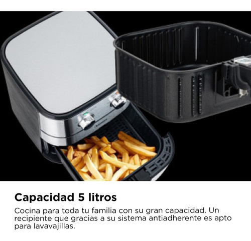 Freidora De Aire Th-af60mi Color Plateado