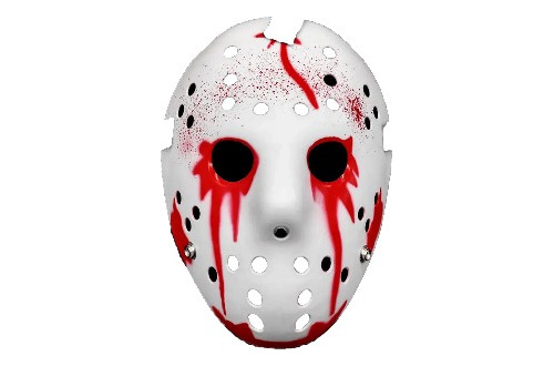 Mascara Jason Con Sangre