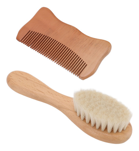 Juego De Cepillos De Madera Para Bebés, Peine De Madera Para