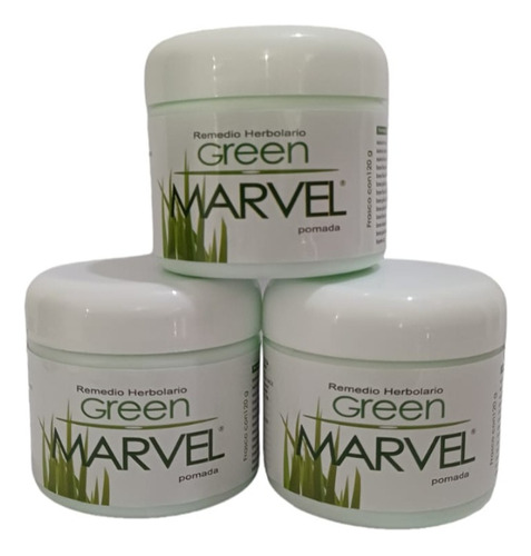 Green Marvel Crema 3  Piezas