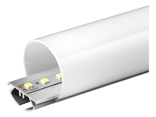Perfil Aluminio P30 Redondo 2m Para Tira Led Mayorled