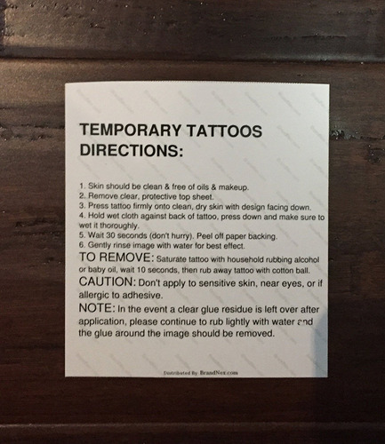 5 Sheet Built For Bbc And Qos Temporary Tattoo Set 35 Pcs To