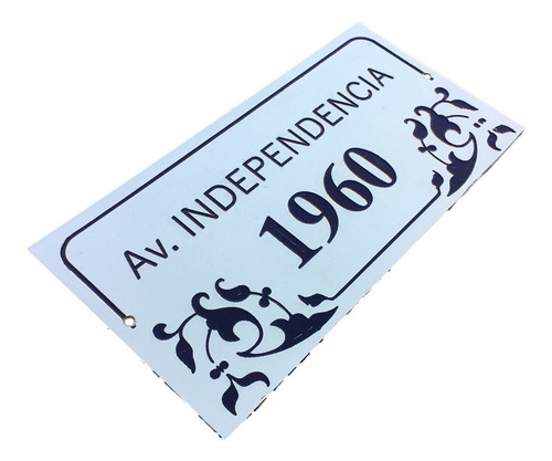 Imagen 2 de 10 de Placa Grabada Con Dirección, Número Frente De Casa 20x15cm.