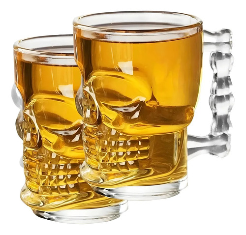 Taza De Cerveza Con Forma De Calavera De Roca, 2 Unidades, 5