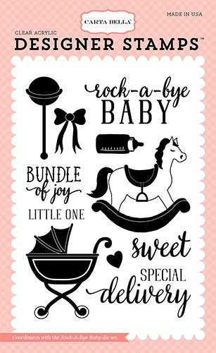 Carta Bella Papel Company Cbrbg63045 Rock-a-bye Baby Sello