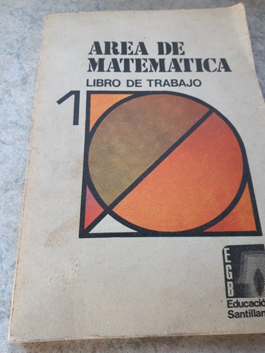 Area De Matematica 1 Libro De Trabajo Santillana 