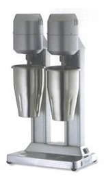 Maquina Para Milkshake Con 2 Vasos De Acero Inox.