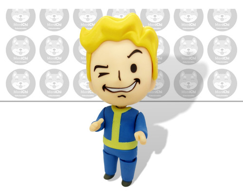 Vault Boy 1209 Fallout Pip Boy Valve Nendoroid Juego Figura (Usado)