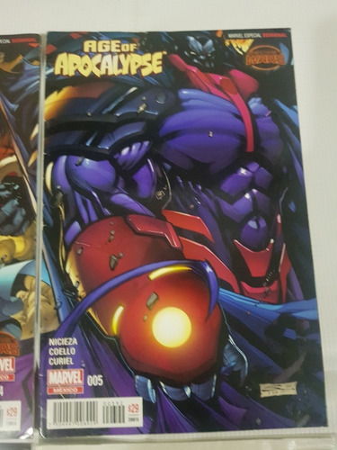 Lote De 4 Piezas Marvel Comics Age Off Apocalypse (Usado)