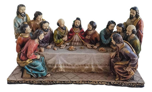 Estatua Decorativa De La Última Cena De Jesús Y Los 12 Disco