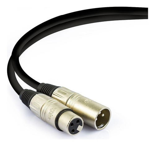 Cabo Microfone Balanceado Xlr Macho Xlr Femea Santo Angelo 3