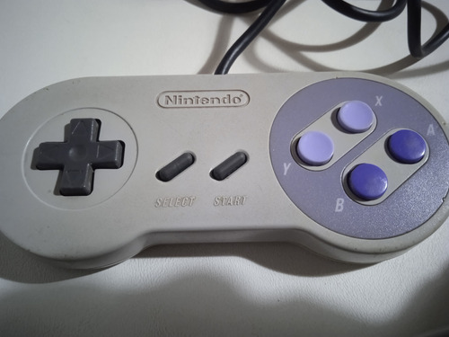 Imagem 3 de 8 de Super Nintendo Original, Único Dono, Acompanha 2 Cartuchos, 1 Joystick, Fonte E Cabo De Antena