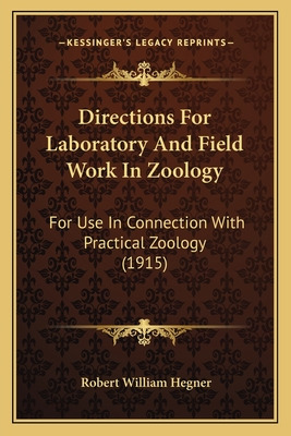 Libro Directions For Laboratory And Field Work In Zoology...