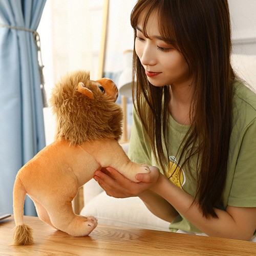 Juguetes De Muñecos De Peluche Con Forma De Leones De Simula